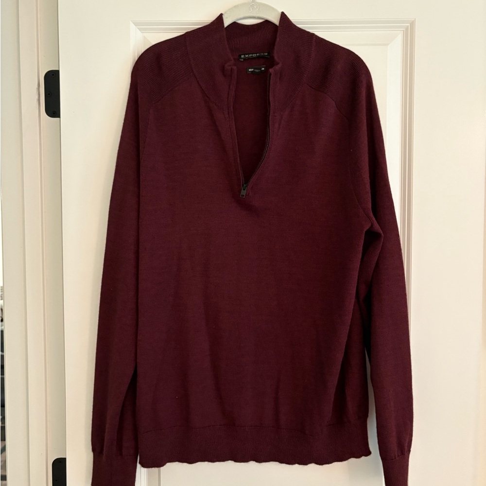 NWOT - Express Quarter Zip Sweater
